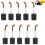 10-Pack N257540 Replacement Electric Motor Carbon Brushes Compatible,Angle Grinder Brush 2