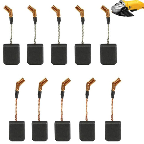 10-Pack N257540 Replacement Electric Motor Carbon Brushes Compatible,Angle Grinder Brush 1