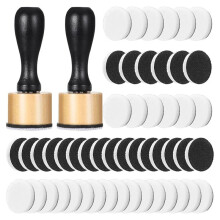 62Pack Ink Blending Tool - 2Pcs  Applicator Tools and 60Pcs Replacement Foam Pads, Ink Paints Mixing Blending Tool