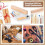 ClapperSewing Tool Set Tailor ClapperSeam Roller StilettoSeam Rippers for Flattening Fabrics and Point Pressing 2