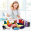 72pcs Sewing Thread Kit, 36 Colors Sewing Machine Threads, Prewound Bobbins Sewing Threads Kit, 400 Yards Per Spools 6
