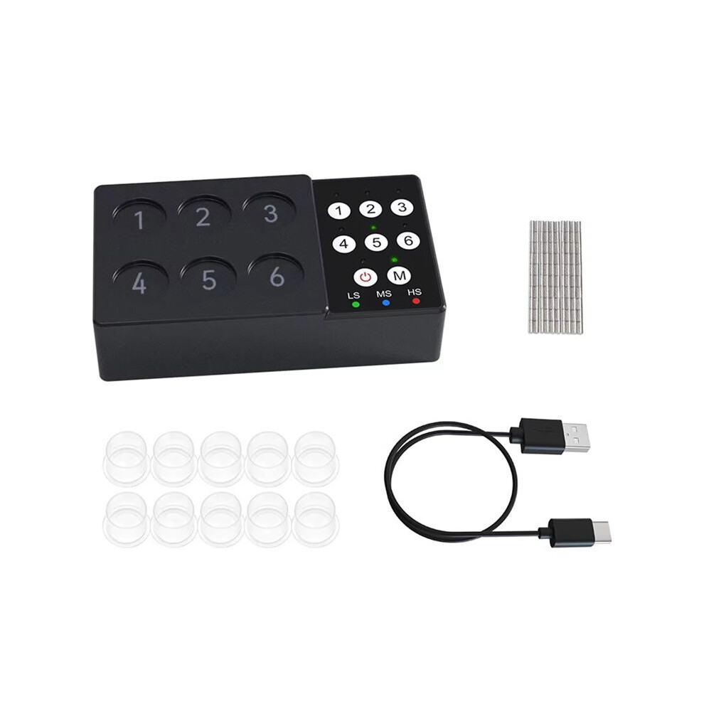 Anti-Sedimentation Tattoo Ink Pigment Stirrer Ink Mixer Lab Mixing Nail Polish Eyelash Vortexer for Tattoo Supplies