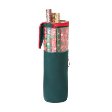 Borsa Portaoggetti per Carta da Regalo, Organizer per Carta da Regalo Sotto il Letto per Riporre Più Rotoli di Carta da Regalo, Verde