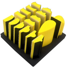 Set di Blocchi per Levigatura Manuale, Forme Assortite Convesse e Concave Intercambiabili con Gancio e