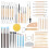 57PCS Pottery Sculpting Tools Set for Ceramic Clay Carving, Art Crafts, School Projects 1