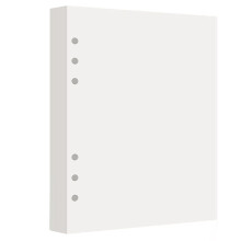 80 Blatt Blanko-Trennpapier für 6-Ring-A5-Aufkleberordner, Doppelseitig, Wiederverwendbar, Nachfüllpackungen