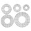 Acrylic Patchwork Ruler Set - 5PCS Sewing Multi Tool Quilting Templates Clothing Ruler Measurements 1