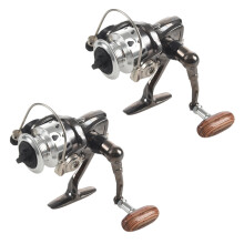 2X Shuangyu Rampart Mn100 Carrocería  Carrete de Pesca de Metal Completo Carrete de Hielo Balsa Señuelo Rueda