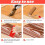 5 Pack Wood Grain Tool,Woodgraining Tool Kit,Texture Pattern with Handle Roller Rubber Empaistic Graining Tool 4