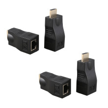4x 4K 3D 1.4 30M Extender zu RJ45 Ueber Cat 5E / 6 Netzwerk LAN Ethernet Adapter