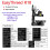 For EasyThreed 3D Printer Entry Level Compatible with PLA TPU 1.75mm Filament Include Power Adaptor EU Plug White 3