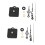 2X Machinery Movement Quartz Hours Seconds Countdown Black 1