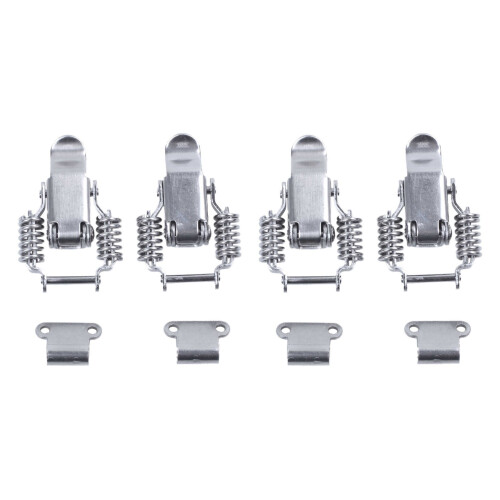 4X Toolbox Draw Compression Spring Toggle  Catch Clamp Silver