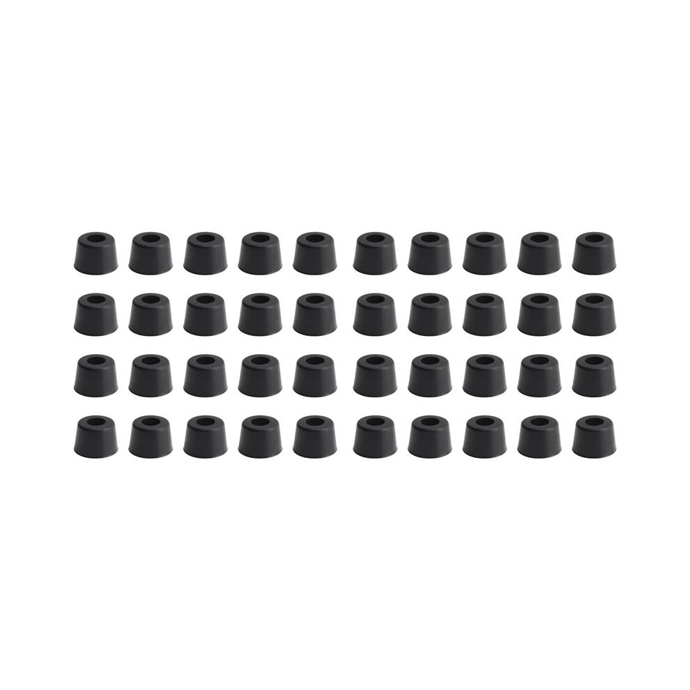 Rubber Anti Vibration Isolator Absorber Base Foot Pad 40Pcs Black 6133165938421