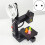 For EasyThreed 3D Printer Entry Level Compatible with PLA TPU 1.75mm Filament Include Power Adaptor EU Plug Black 5