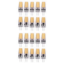 20 StüCk G4 LED Lampe AC / DC12V-24V 3W LED G4 Licht 20LED 360 Strahl Winkel Licht 2835SMD Ersatz 30W Halogen Lampe, Warm Weiß