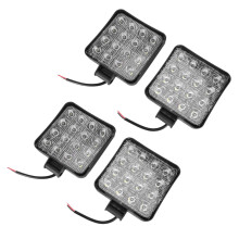 4 Pcs 48W 6000K Carre de Faisceau de LED Lampe de Travail Tracteur SUV Camion 4WD 12V 24V