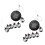 2X Changing Solar Powered Lanterns Wind Chime Wind Mobile LED Light, Gzero Spiral Spinner Windchime Outdoor Chime 1