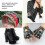 354 Sets Punk Spikes and Studs Kit,8 Sizes Cone Tree Spike Studs with Screwbacks for Jackets,Belts,Bags,Leather 6