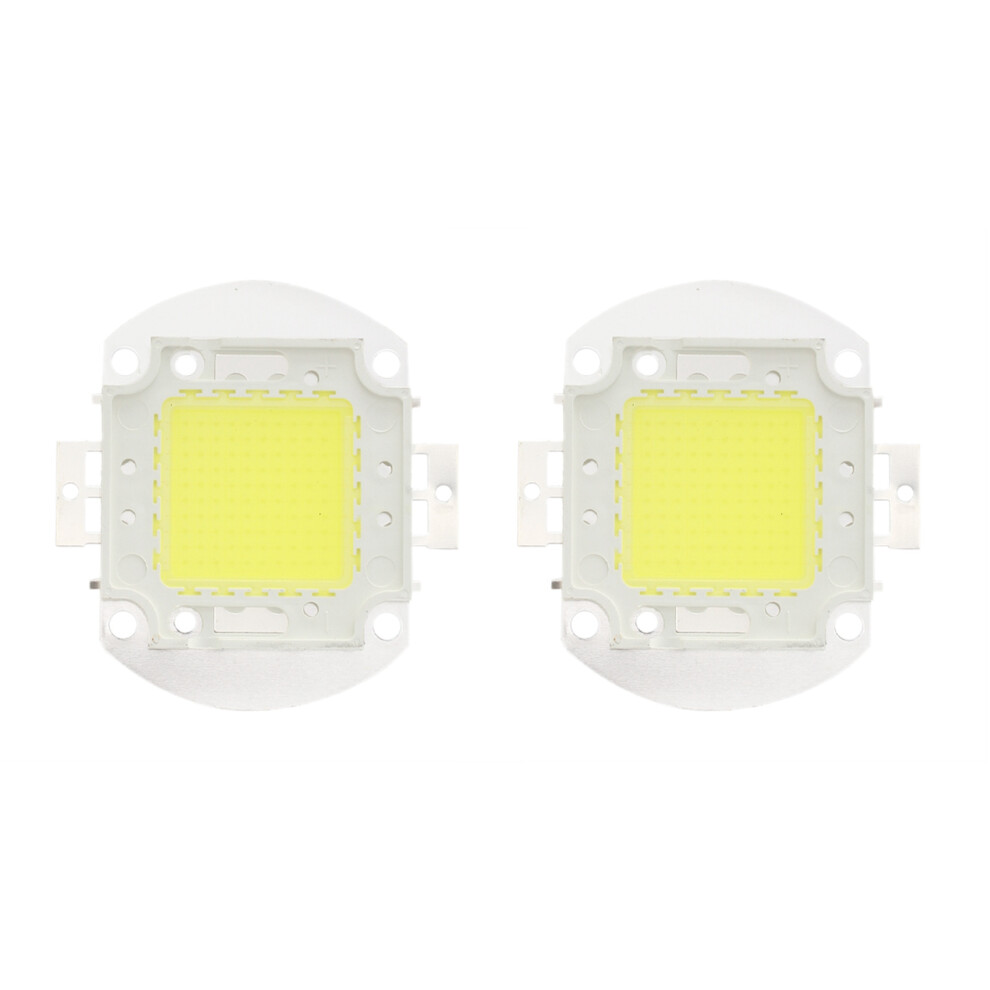 2X 32 - 34V 100W 7500 Lm 6500K High Power The Led Power Indicator Chip - Light/White 6131736560675