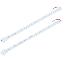 2X 50CM 5630 SMD 36 LED Day White Aluminium Rigid Strip Bar Light Lamp