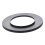 2X Camera Lens Filter Step  Ring 49mm-77mm Adapter Black 3