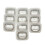 20Pcs Door Insert Trim Strip Moulding Clip Grommet for  E46 E90 E91 3 Series 2