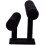 2X 2-Tier Bangle Bracelet Display Holder T-Bar Stand Black 7