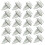 20Pcs Universal Plastic Car Auto Interior Door Trim Clips Card Door Panel Clips 2