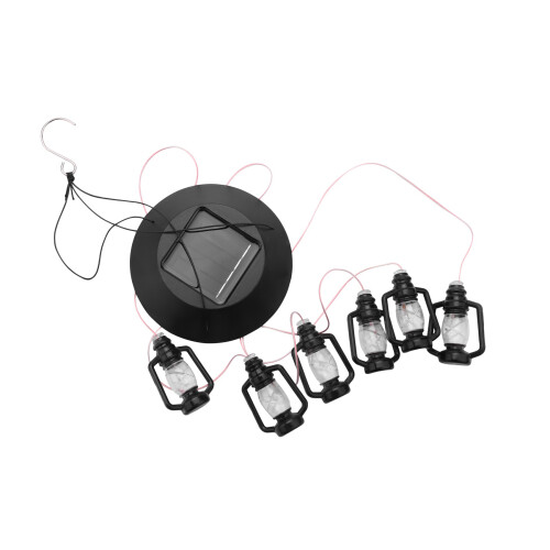 2X Changing Solar Powered Lanterns Wind Chime Wind Mobile LED Light, Gzero Spiral Spinner Windchime Outdoor Chime 1
