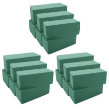 18PCS Floral Foam Bricks Flower Packing Arranging Flowers Florist Supplies for Artificial Flowers Plants Decor
