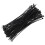 200 Pcs 150 X 1.8mm Electrical Cable Tie Wrap Nylon Fastening Black 3