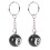 4 x Porte-Cles de Billard Porte-Cles Chanceux No. 8 2