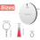300PCS Sublimation Blanks Keychains Bulk, Keychains Ornament Set for Crafts, Jewelry Making 5