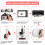 300PCS Sublimation Blanks Keychains Bulk, Keychains Ornament Set for Crafts, Jewelry Making 6