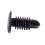 32Pcs Plastic Rivets Clip 4mm x 5mm x 15mm Black 9