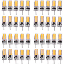 40PCS G4 LED Bulb AC/DC12V-24V 3W LED G4 Light 20LED 360 Angle Light 2835SMD Replace 30W Halogen Lamp,Warm White