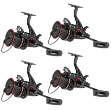 Coonor 4X Nfr9000+8000 Double Spool Fishing Reel 12+1 Bb 4.6:1  Fishing Reel Folding Left/Right Handle Fishing Reel