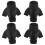 4X Walking Stick End Tripod CANE TIP Self Standing Rubber NON-SLIP End Bottom 1