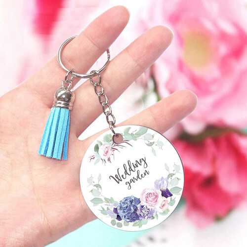 300PCS Sublimation Blanks Keychains Bulk, Keychains Ornament Set for Crafts, Jewelry Making 2