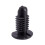 32Pcs Plastic Rivets Clip 4mm x 5mm x 15mm Black 6