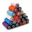60 Spool Sewing Thread, 250 Yard Each Assorted Spool Threads Sewing Thread Bobbins of Colorful Multicolor 4