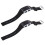2X Montre A Quartz Noir D'Affichage en LED Rouge 1