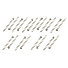 20 Pcs 5mm Nose 3mm Shank Diamond Mounted Point Grinding Bits