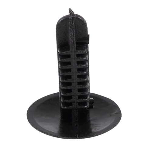 5mm x 5mm Hole Dia Black Plastic Rivets Fastener Push Clips 96 Pcs 2