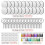 300PCS Sublimation Blanks Keychains Bulk, Keychains Ornament Set for Crafts, Jewelry Making 4