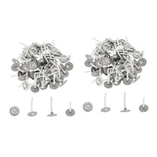 1000Pcs Candle Wicks 1 Inch Low Smoke Candle Wick with Metal Tabs Tea Light Wicks for Candle Making
