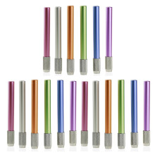 Extensor de Lápiz de Un Solo Extremo, Varilla de Color de Metal, 18 Uds., Estuche para Lápices