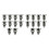 20PCS Sill Trim Side Skirts Bumper Fastener Clip for   Cooper 1