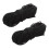 2pcs 18M Suede Leather String Ribbon Cord 2mm Black DIY Deco 1
